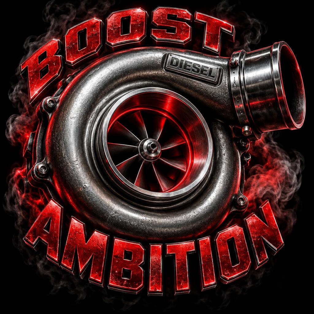 Turbo with BOOST and AMBITION lettering